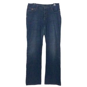 🌞 Salt Works boot cut blue jeans mid rise stretch women plus size 14